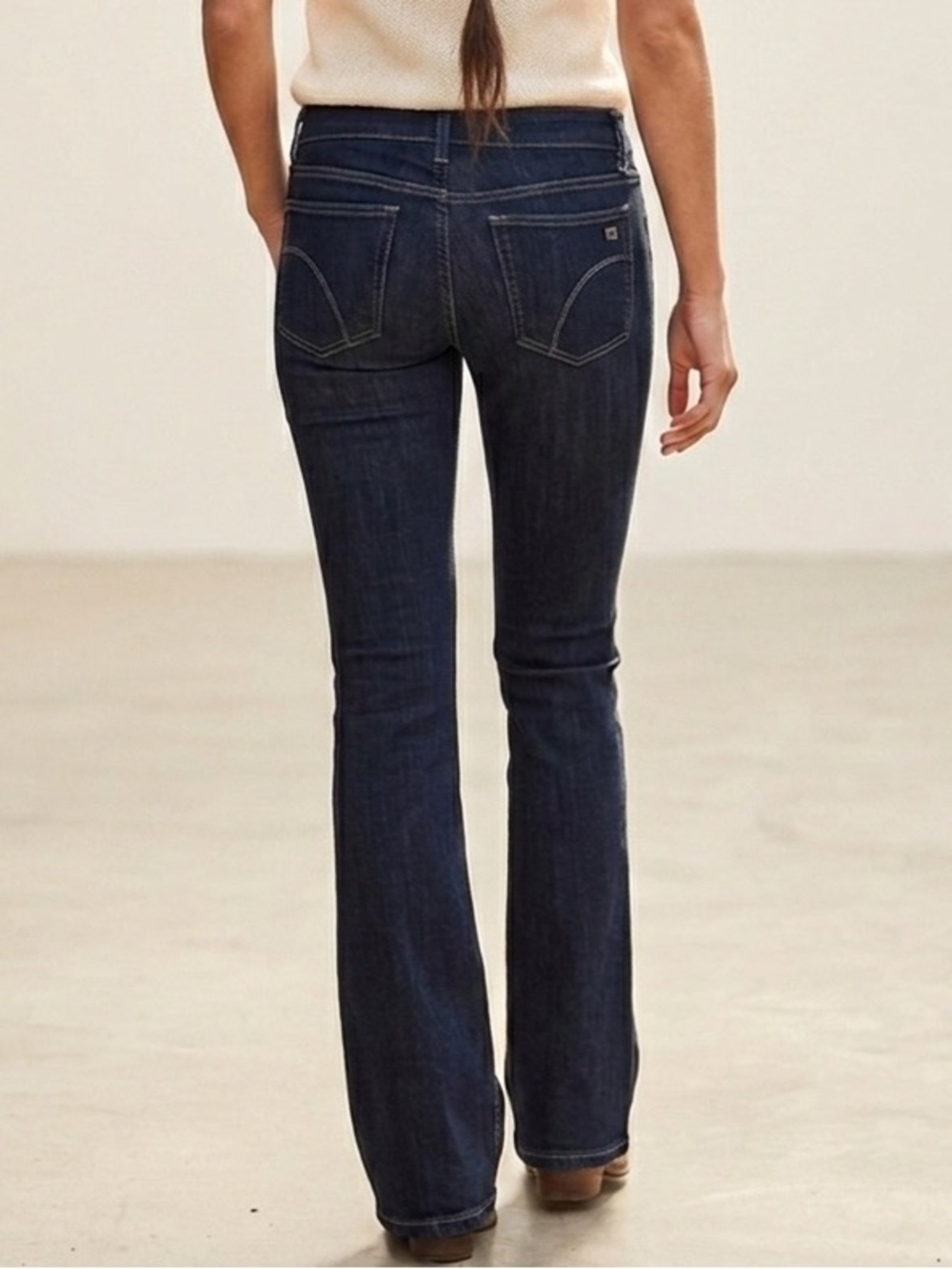 Joe’s Jeans Revolve “Provocateur” Dark Wash Low Mid Rise Mini Bootcut Jeans 26